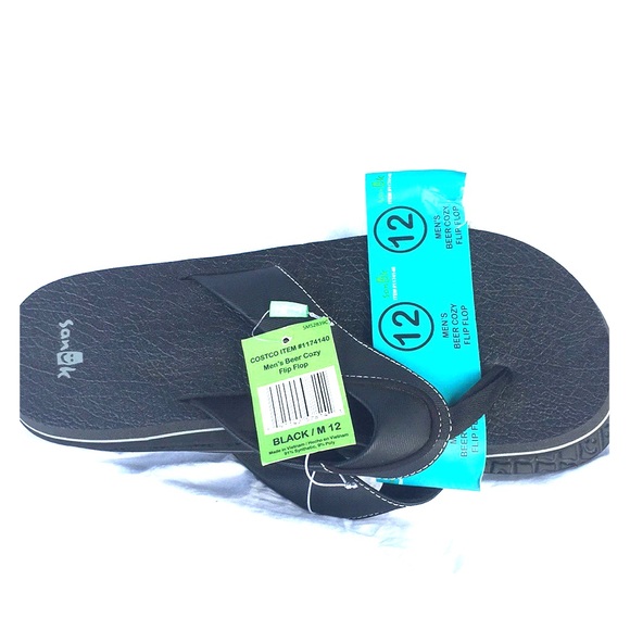 beer cozy flip flops costco